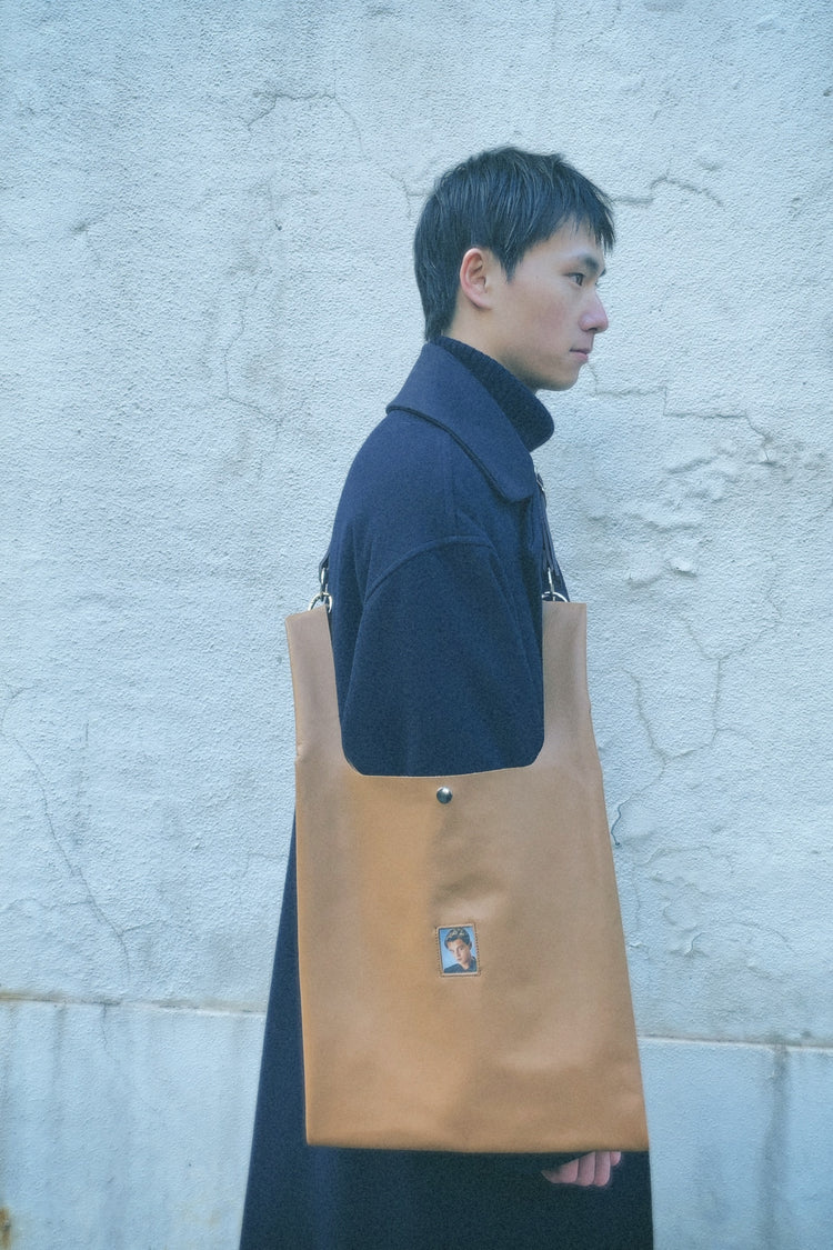 LEATHER ECO BAG_CAMEL