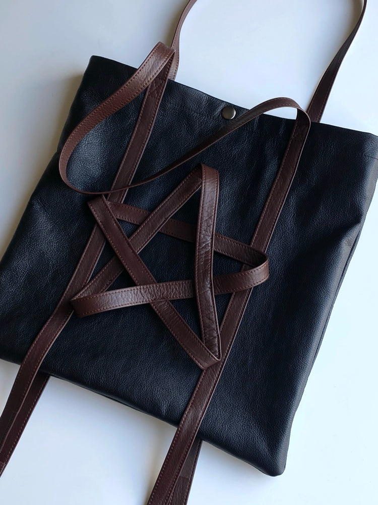 【残り1点】PENTAGRAM LEATHER TOTE