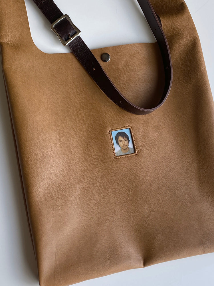 LEATHER ECO BAG_CAMEL