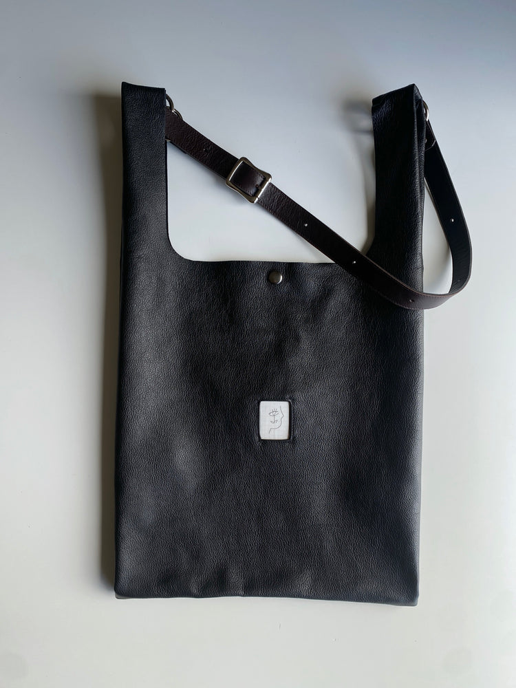 LEATHER ECO BAG_BLACK