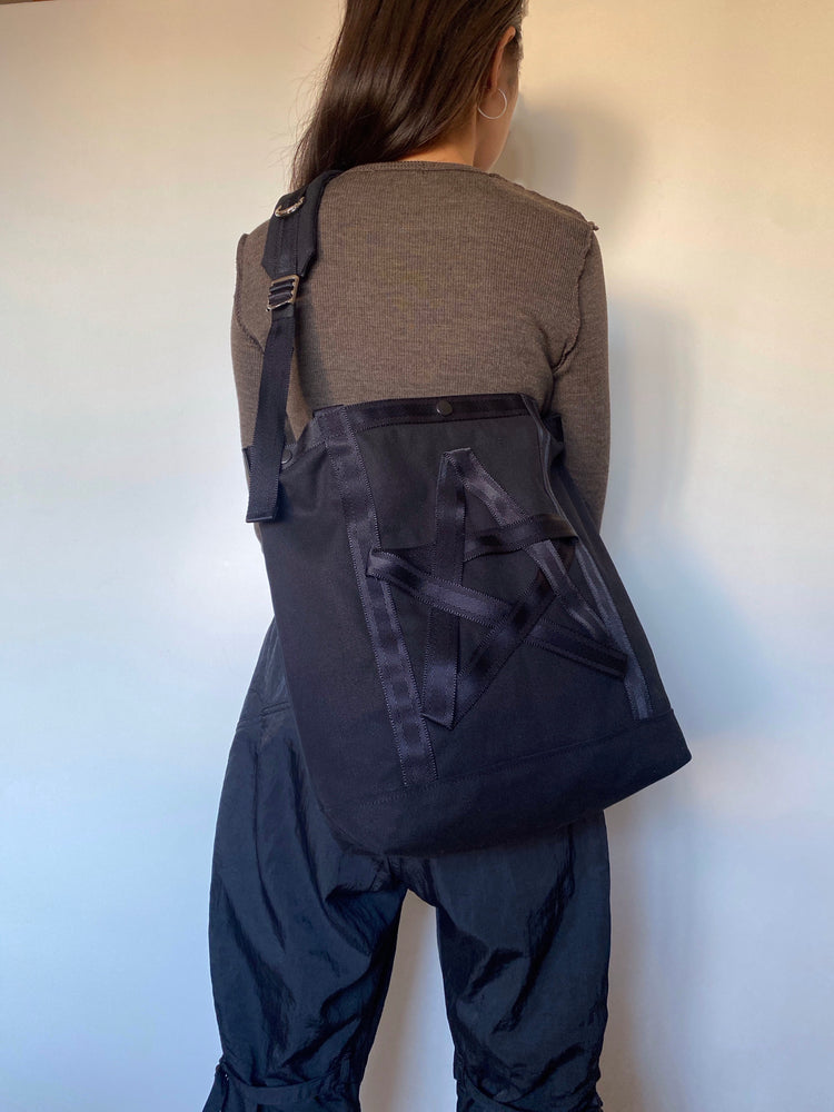 【残り1点】PENTAGRAM BAG_BK