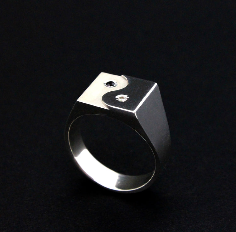 YIN YANG DIAMOND RING S