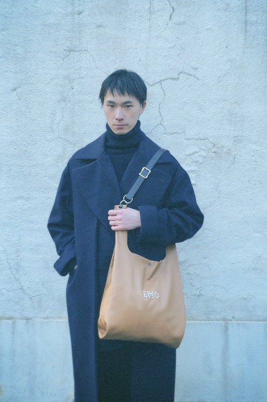 LEATHER ECO BAG_CAMEL
