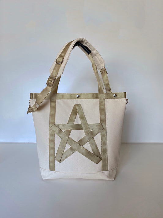 【残り1点】PENTAGRAM BAG_ECRU
