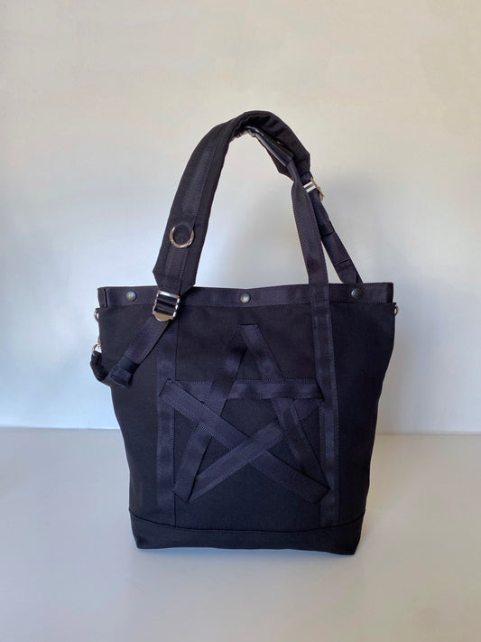 【残り1点】PENTAGRAM BAG_BK　